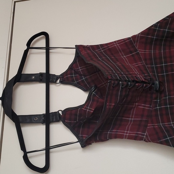 *NWT* Killstar's Rebellion Dress (Blood Tartan) - Picture 10 of 16